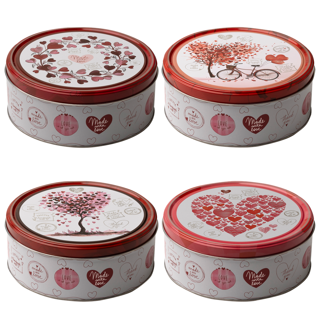 Butter Cookies "Hearts" 4 designs 150g