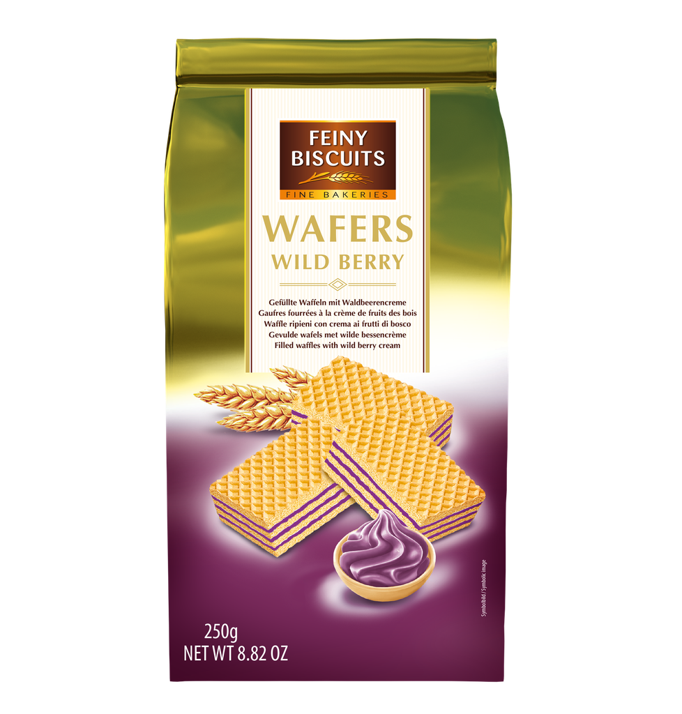 Wafers with forest berries filling 250g