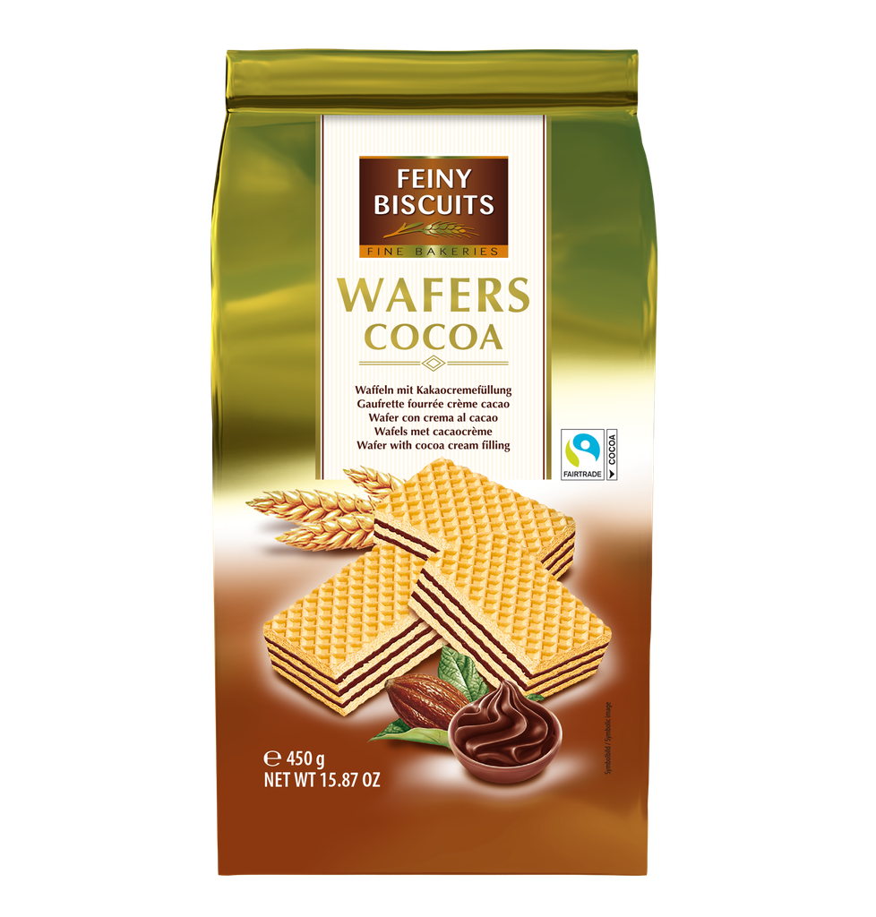 Wafers with cocoa cream filling 450g