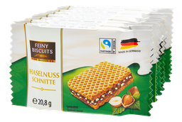 [91478] Wafers with cocoa cream and hazelnuts 167g (8x20,8g)