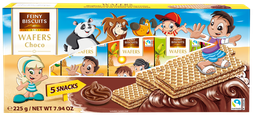 [90506] Kids-wafers with chocolate cream 225g (5x45g)