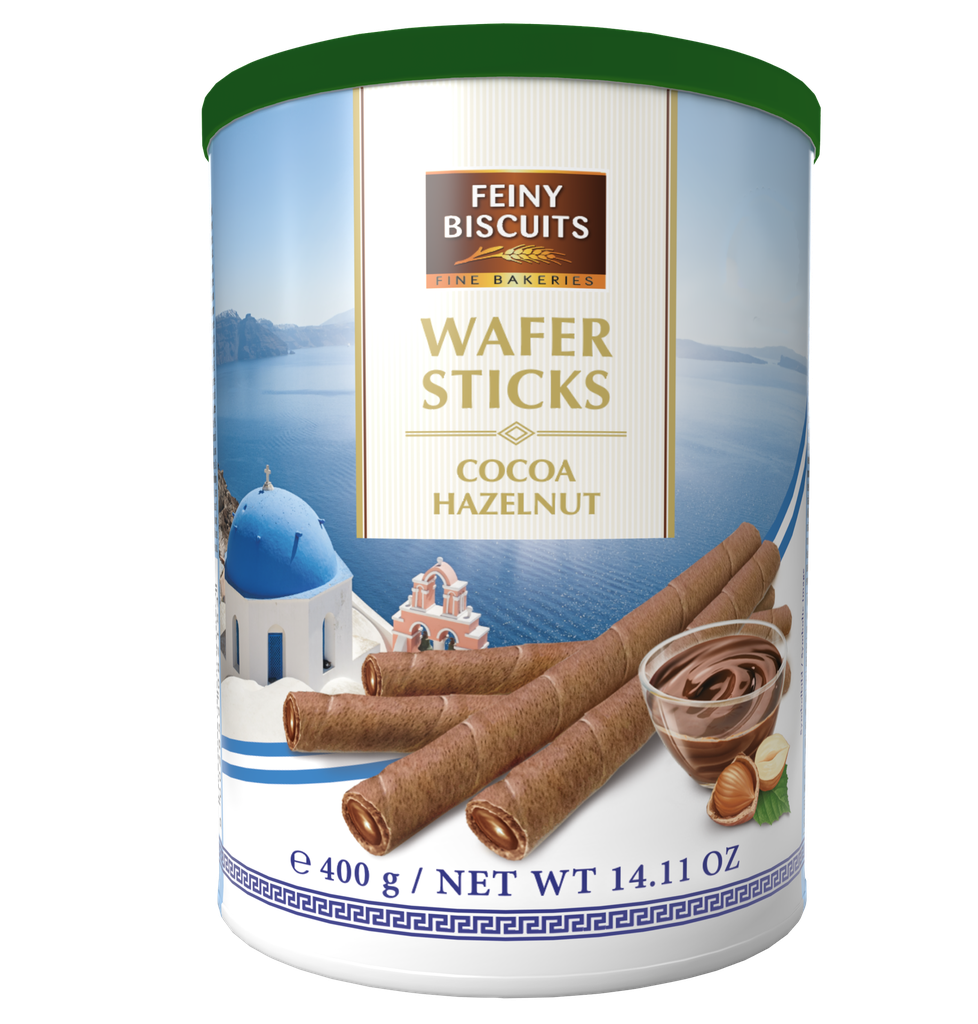 Wafer rolls with cocoa hazelnut cream 400g