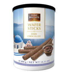 [92333] Wafer rolls with dark chocolate cream 400g