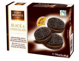 [92699] Cookies black & chocolate 176g