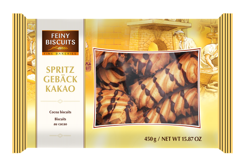 Crispy biscuit with cocoa glaze 450g
