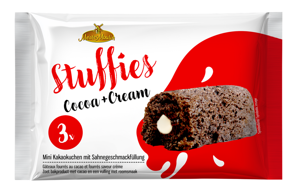 Stuffies Mini cocoa cakes with cream filling 3x45g