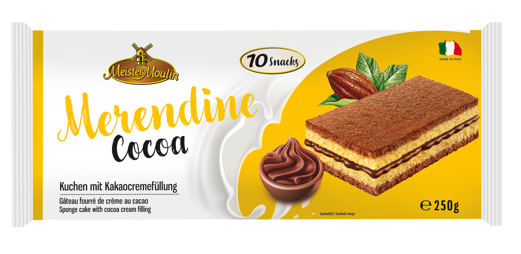 Biscuit snack with cocoa cream 250g