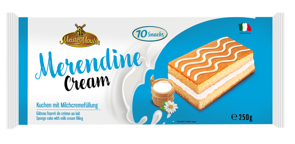 Biscuit snack with milk cream 250g