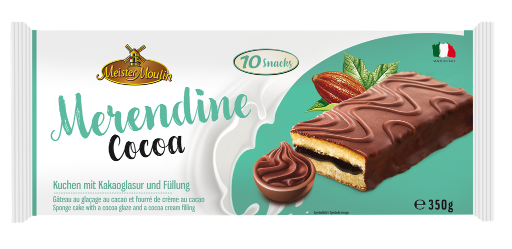 Biscuit snack with cocoa glaze 350g