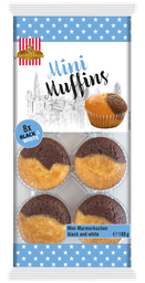 [84920] Mini muffins black & white 8 pcs. 180g