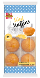 [87425] Mini muffins lemon 8 pcs. 180g