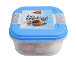 [84062] Mini muffins black & white 250g
