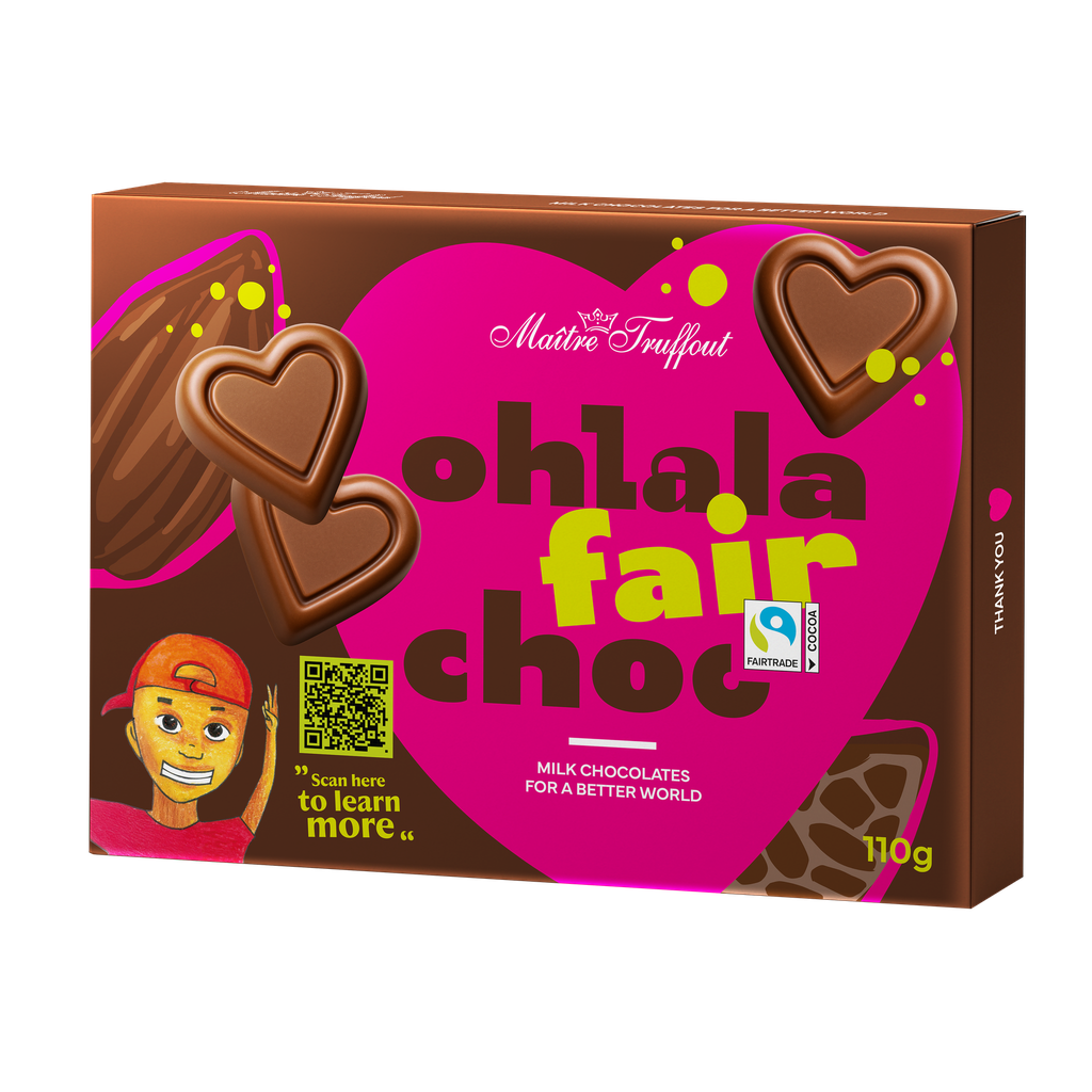 Ohlala Heart-shaped pralines with hazelnut cream filling 110g