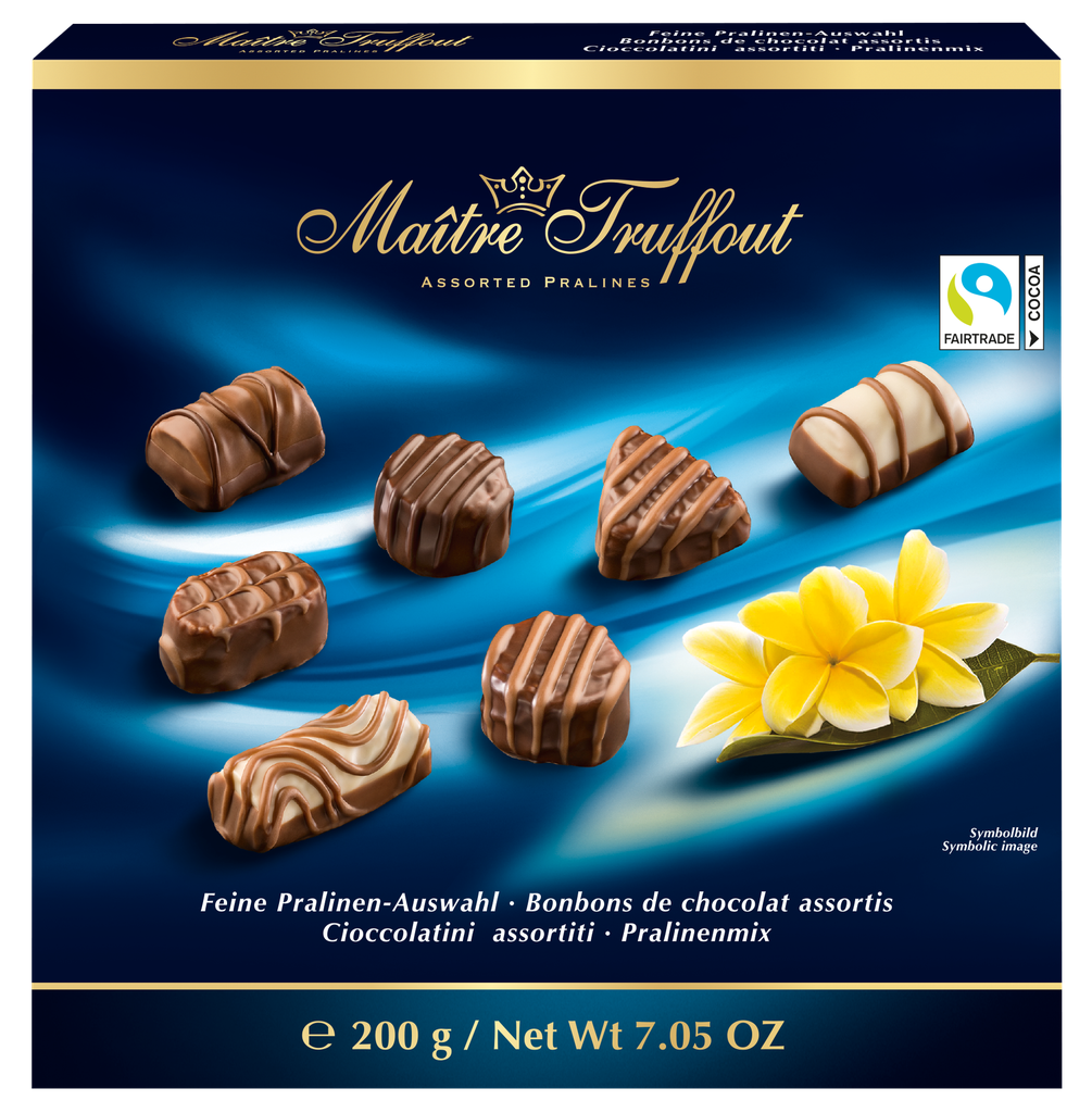 Assorted pralines blue 200g
