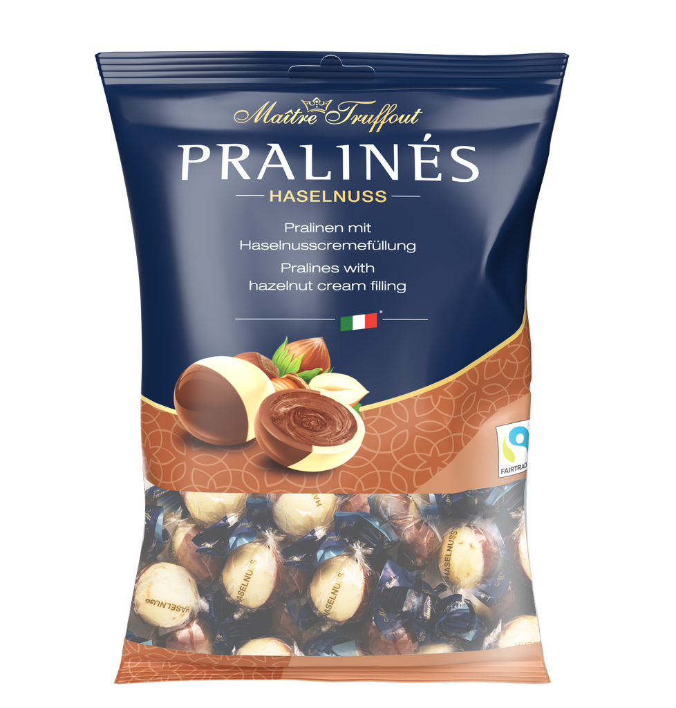 Pralines duo with hazelnut cream filling 125g