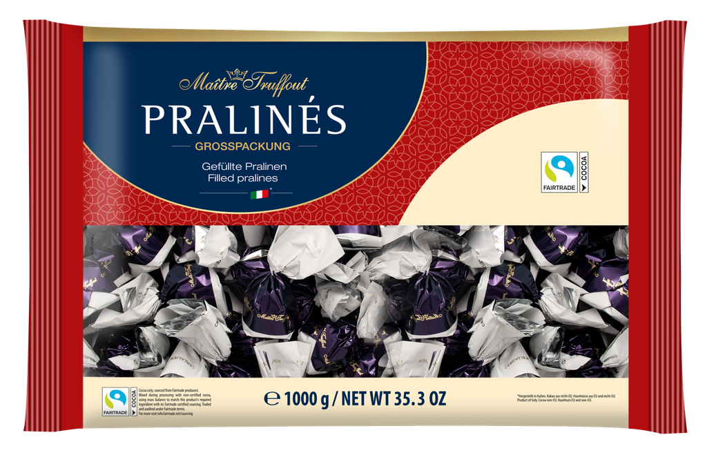 Pralines milk chocolate milk cream & cereals 1kg