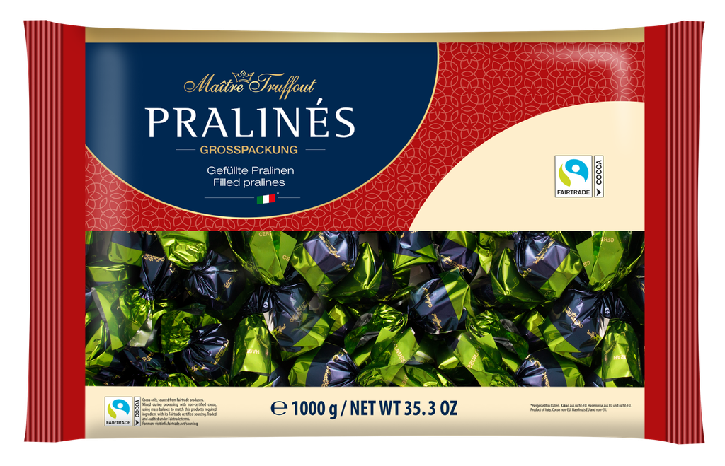 Pralines milk chocolate hazelnut & cereals 1kg