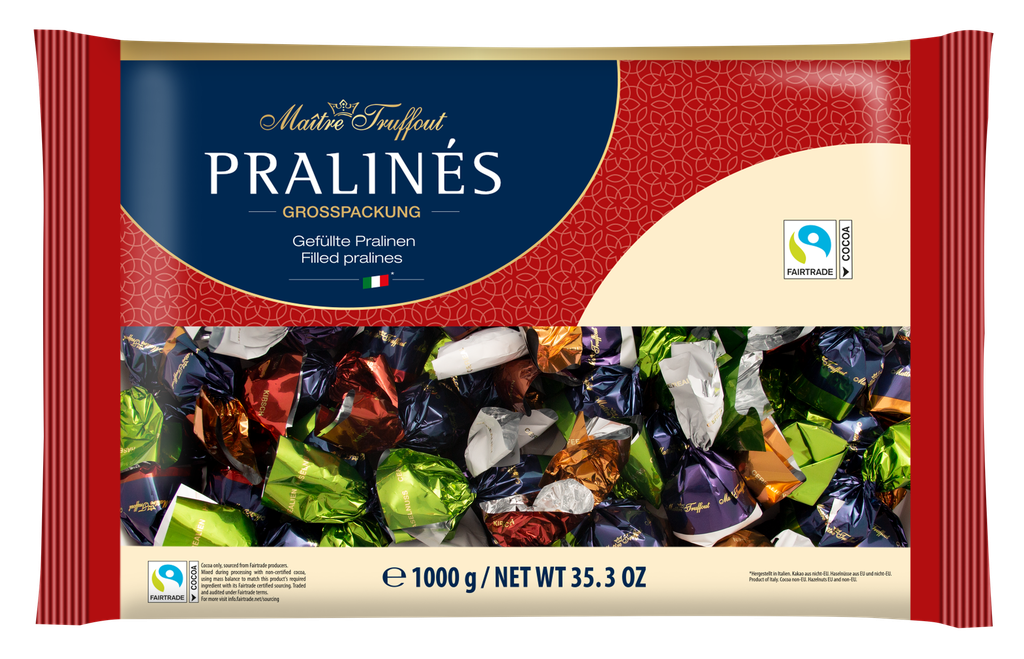 Assorted pralines milk chocolate 1kg
