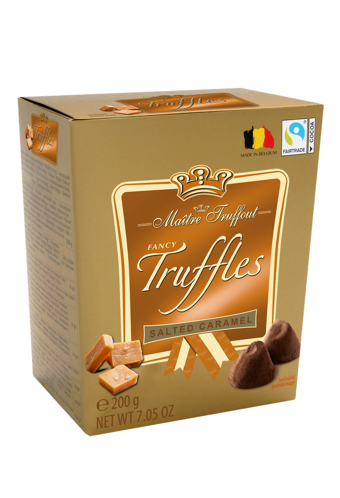 Fancy gold truffles salted caramel 200g