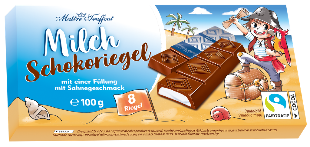 Milk chocolate with cream filling 8x12,5g