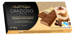 [84479] Grazioso milk chocolate with tiramisu cream filling 100g (8x12,5g)