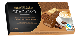 [84475] Grazioso milk chocolate with cappuccino cream filling 100g (8x12,5g)