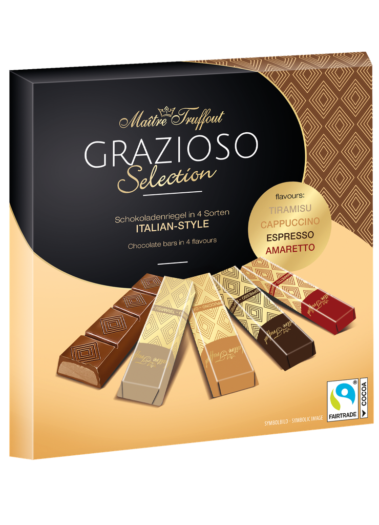 Grazioso Selection Italian Style Praline Bars 200g