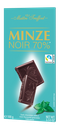 Dark chocolate 70% with mint flavour 100g