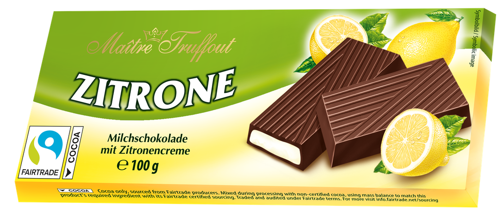 Cream chocolate lemon 100g