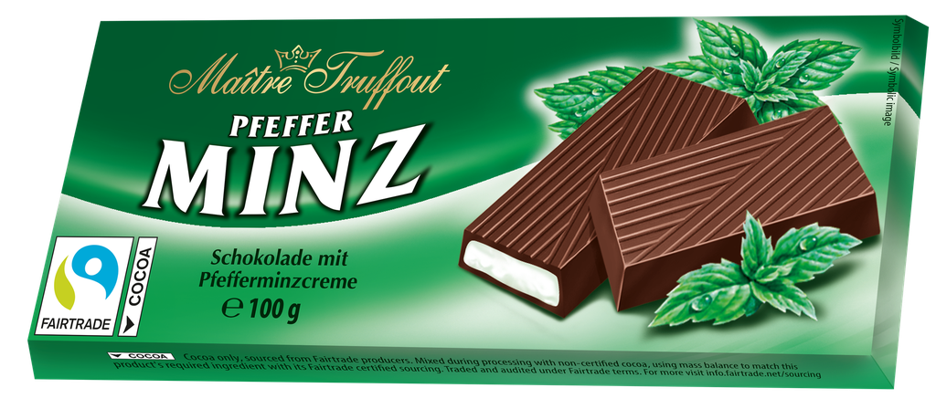 Cream chocolate peppermint 100g