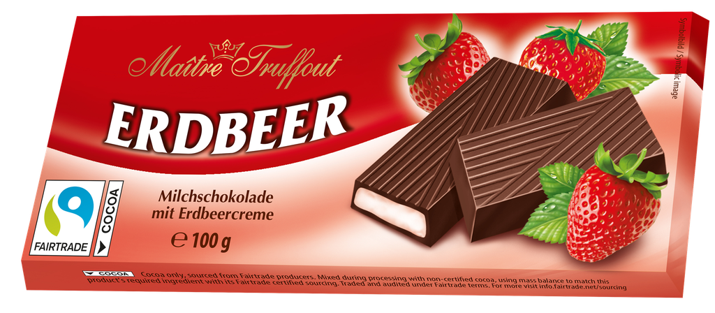 Cream chocolate strawberry 100g