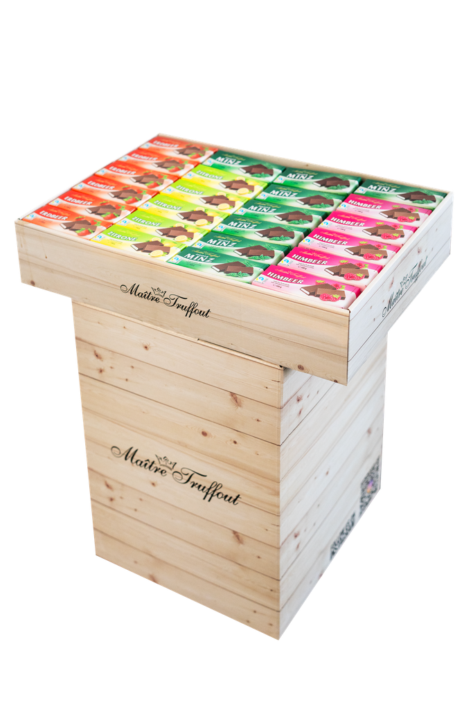 Assorted chocolates with fillings 100g display