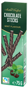 Dark chocolate sticks peppermint 75g