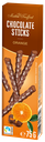 Milk chocolate sticks orange 75g