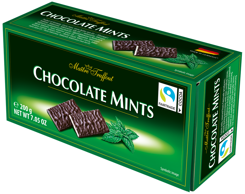 Chocolate Mints - Dark chocolate bars mint 200g