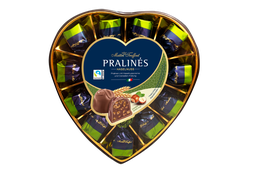 [84540] Pralines milk chocolate hazelnut & cereals heart 165g