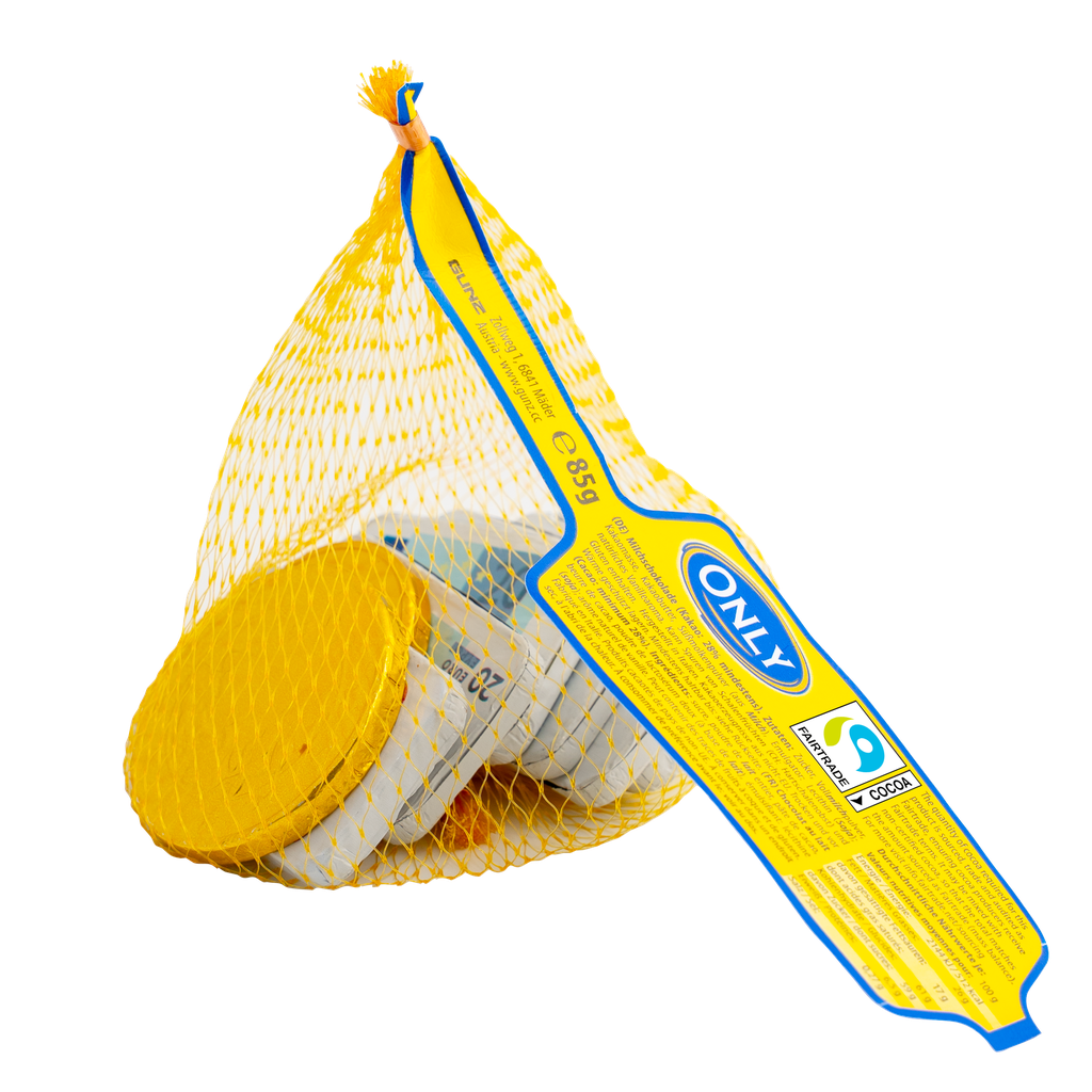 Banknotes and gold coins milk chocolate 85g