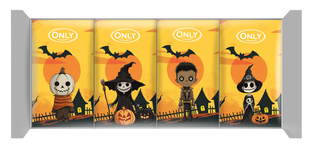 Halloween Milk chocolate "Ghost Train" 4x15g