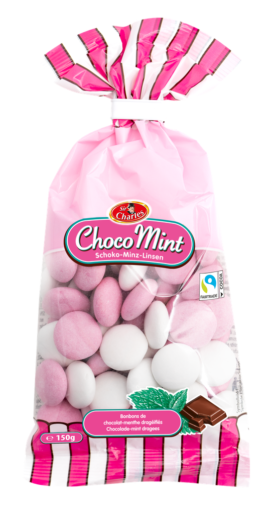 Chocolate dragees with peppermint taste 150g