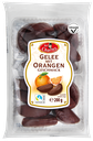 Chocolate coated orange flavoured jellies 200g