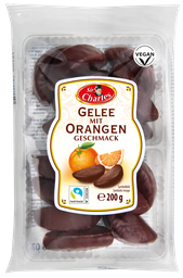 [85862] Chocolate coated orange flavoured jellies 200g