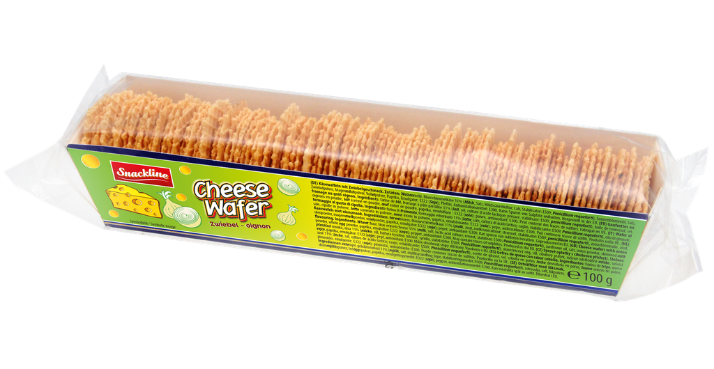 Cheese wafers onion 100g