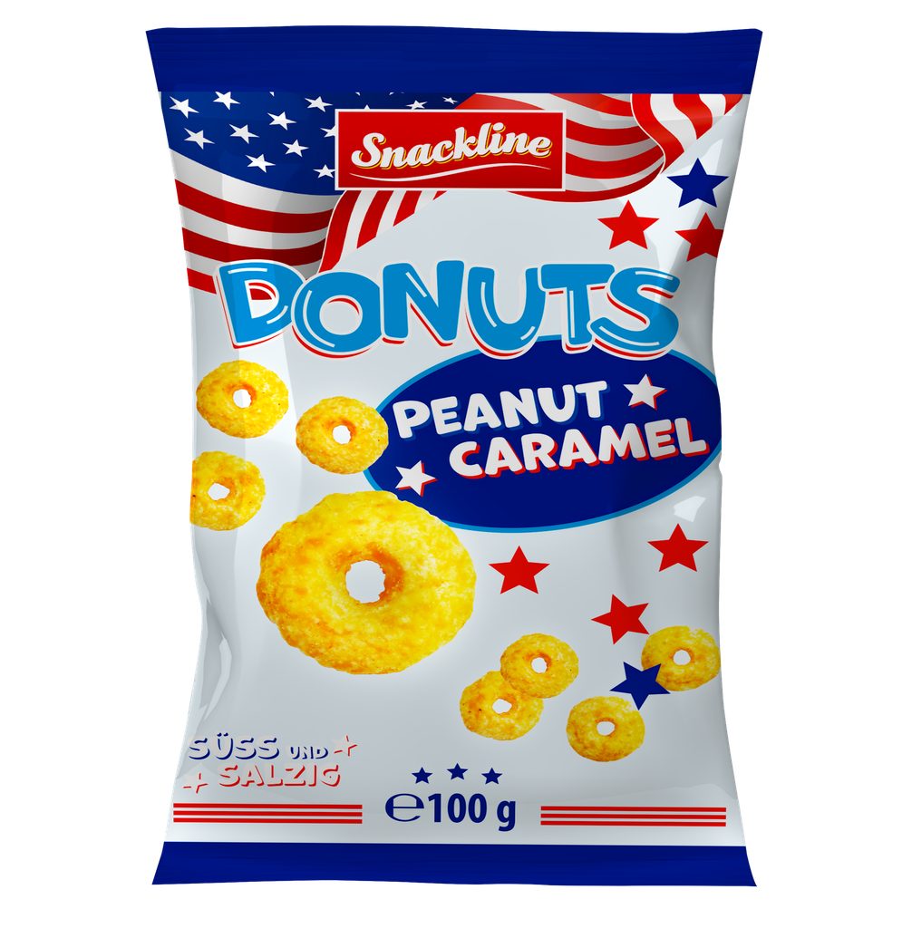 Donut Rings Caramel-Peanut 100g