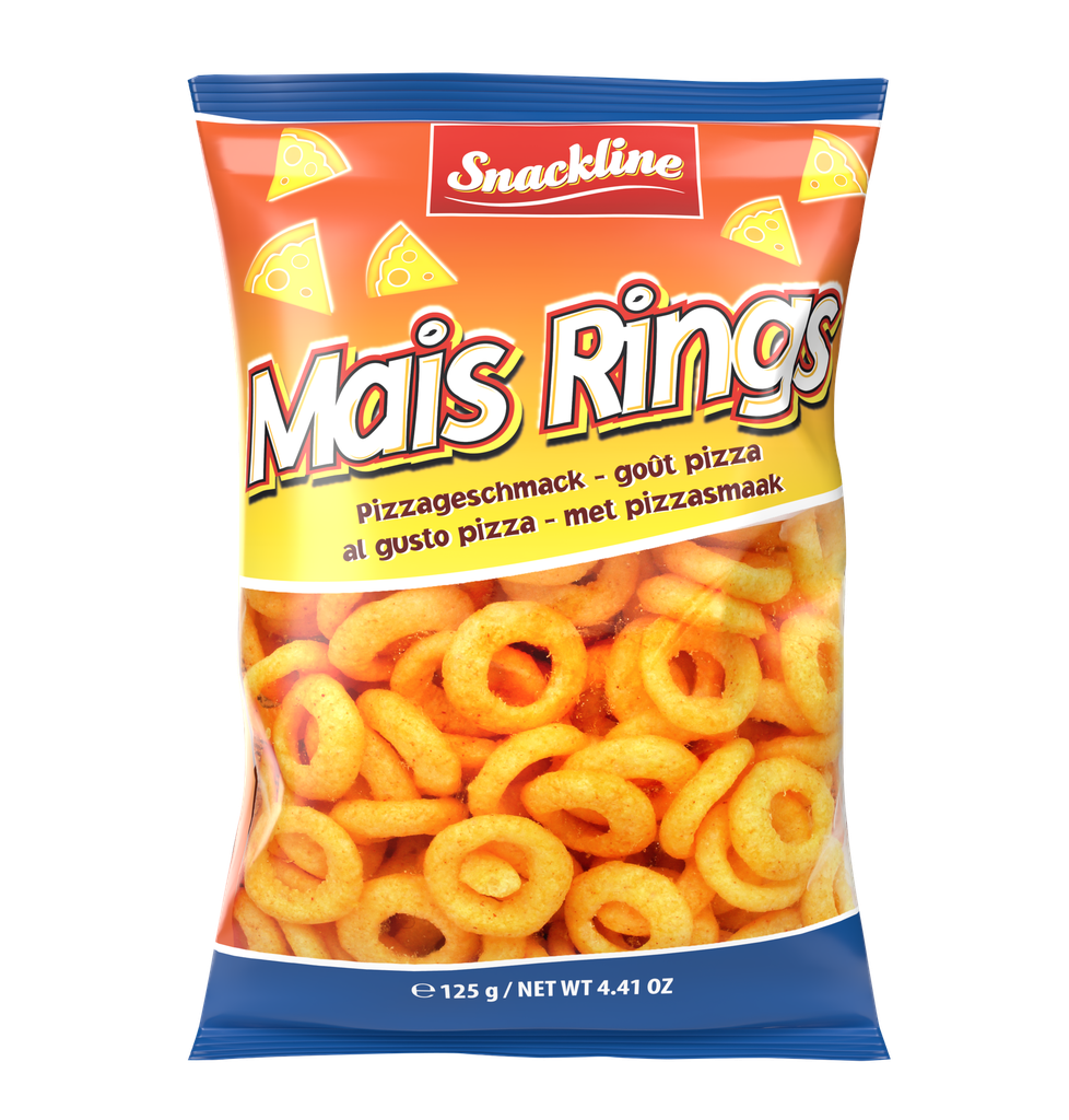 corn rings pizza 125g