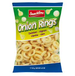 [85631] Onion rings corn snack salted 125g