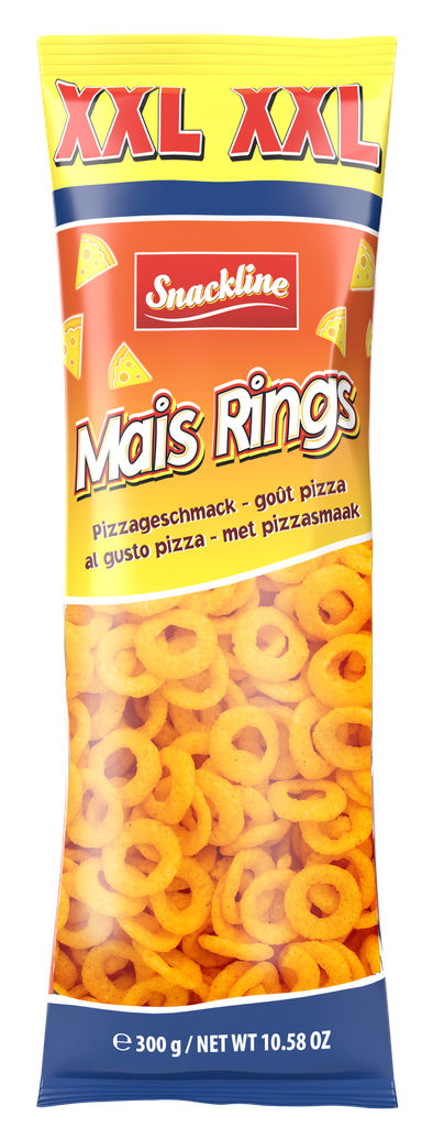XXL Corn rings pizza salted 300g