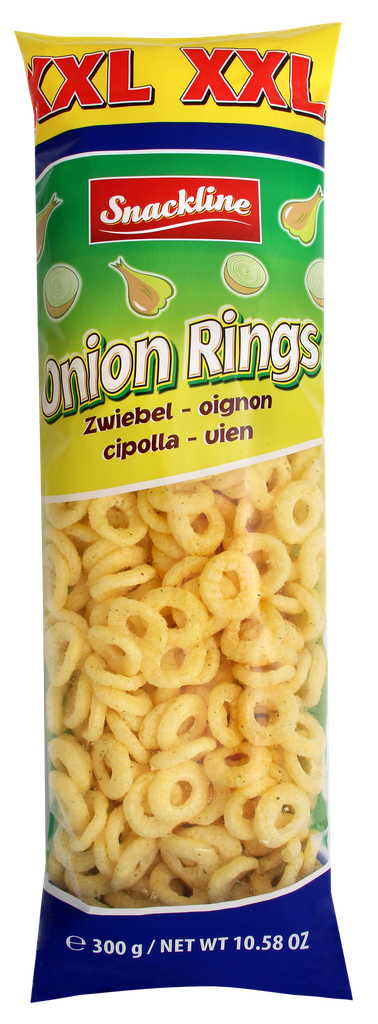 XXL Onion rings corn snack salted 300g