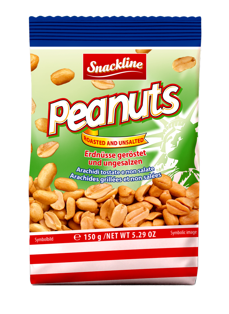 Roasted and unsalted peanuts 150g