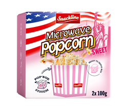 [95196] Microwave sweet popcorn 200g (2x100g)