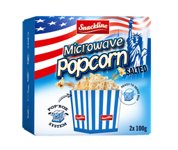 [95197] Microwave salted popcorn 200g (2x100g)